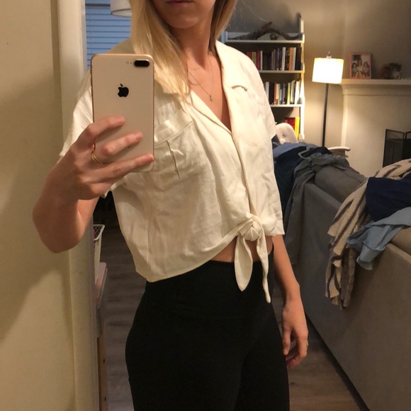 Linin crop tee - Picture 4 of 4